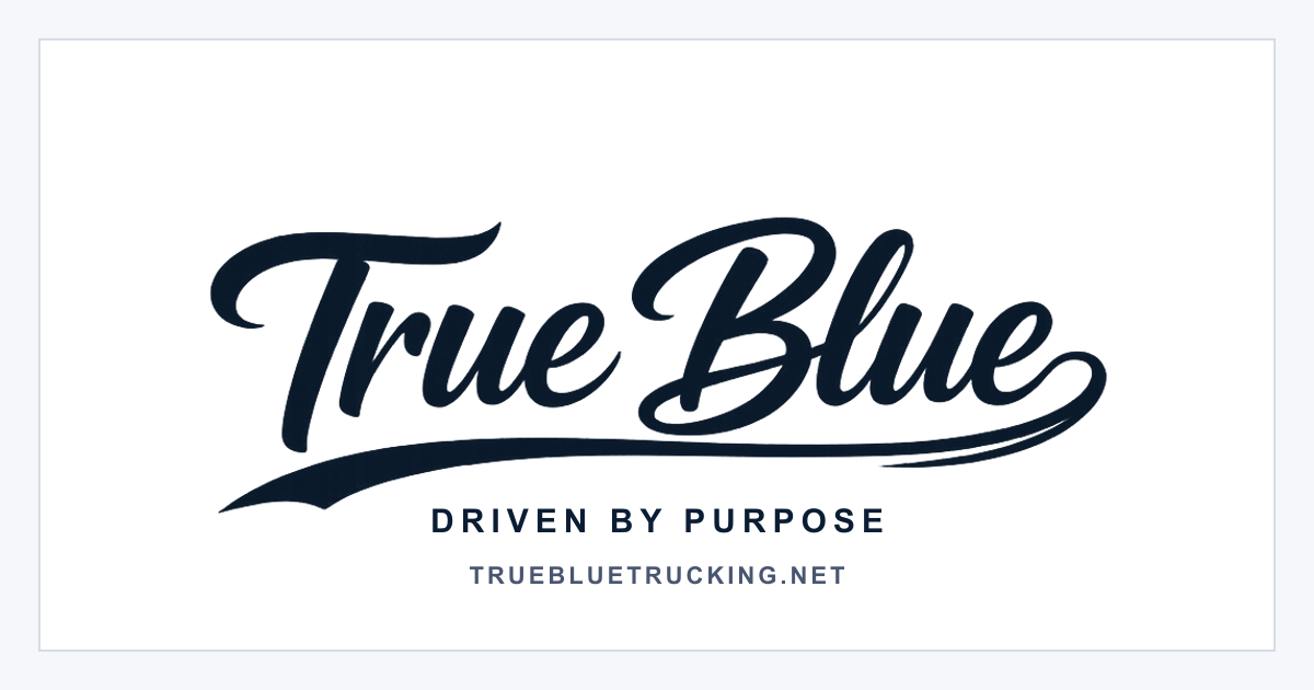 True Blue Trucking cover